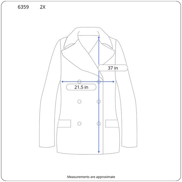 Laura Ashley Wool Blend Zig Zag Stripe Duster - Women's Size 2X - Picture 4 of 4